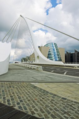 Beckett Bridge In Dublin clipart