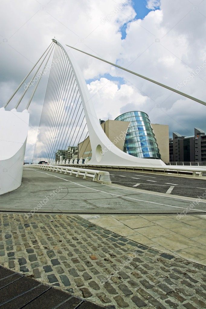 Beckett Bridge In Dublin