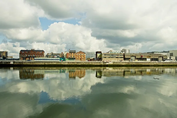 Grand canal dok, Dublin — Zdjęcie stockowe