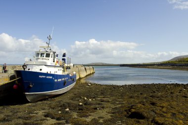 renvyle, galway, İrlanda kumsalda