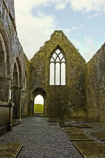 Ross klasztoru, county galway, Irlandia — Zdjęcie stockowe