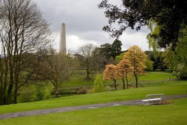 Phoenix Park in spring clipart