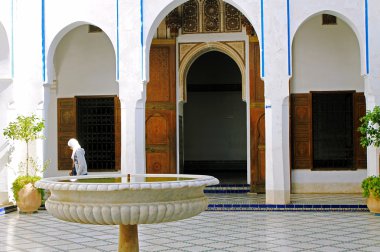 Bahia Palace in Marrakesh clipart