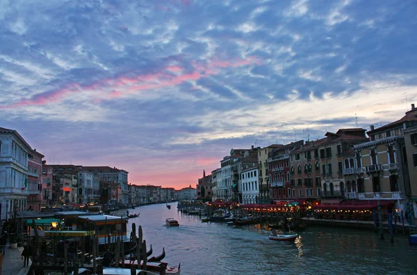 Гран-канал Венеции — стоковое фото
