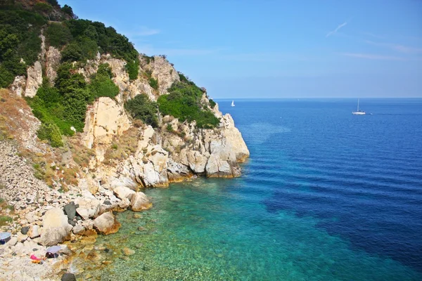 The beach of the island of Elba — Stock Photo, Image