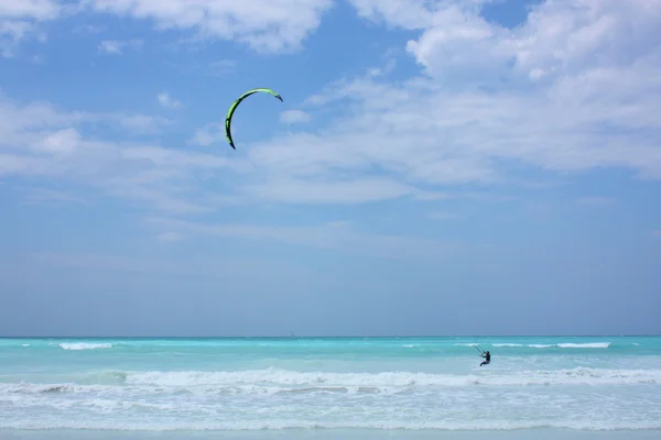 stock image Kitesurf water sport