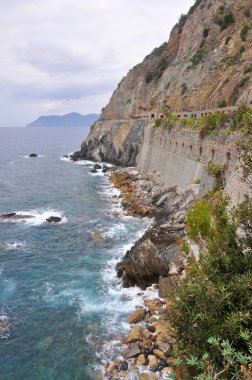 manarola, cinque terre uçurum