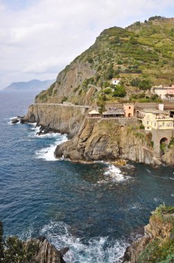 manarola, cinque terre uçurum