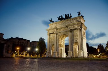 Arco della Pace, Milano clipart