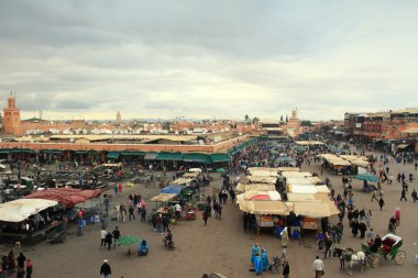 Jemaa el fna Meydanı Marakeş, Fas