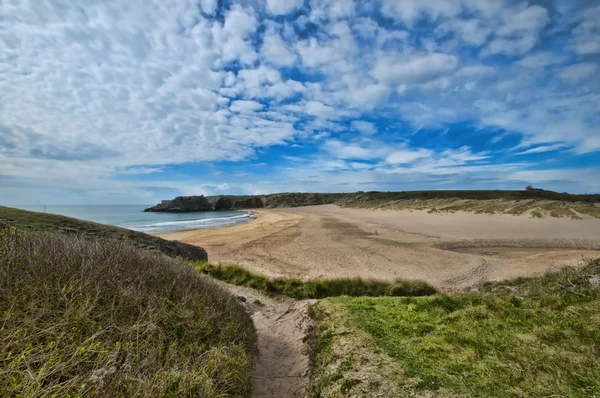 Linea costiera gallese — Foto Stock