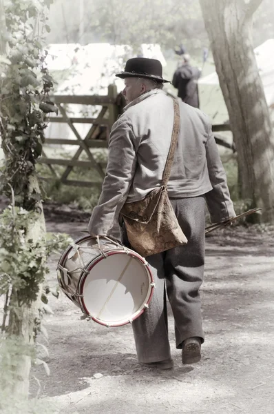 The old drummer — Stock Photo, Image