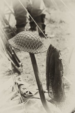 WW2 British army helmet