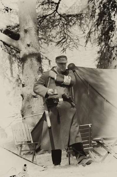 Немецкий солдат Второй мировой войны — стоковое фото