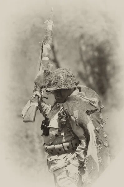 WW2 nás armáda odstřelovač — Stock fotografie