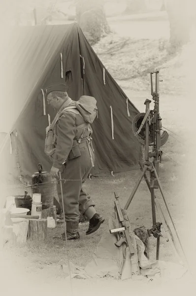 Ww2 영국 군인 — 스톡 사진