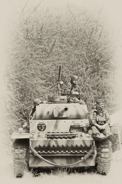 WW2 tanque Panzer alemán — Foto de Stock