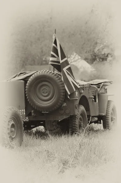 WW2 βρετανική τζιπ — Φωτογραφία Αρχείου