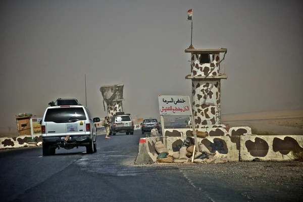 Irakischer Kontrollpunkt — Stockfoto