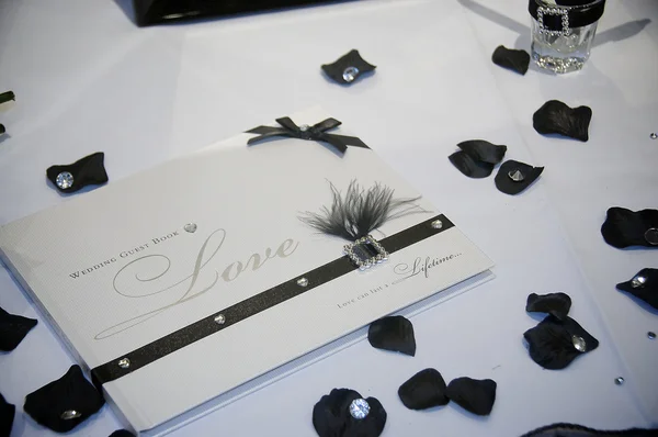 Wedding Guest Book — Stock Photo, Image