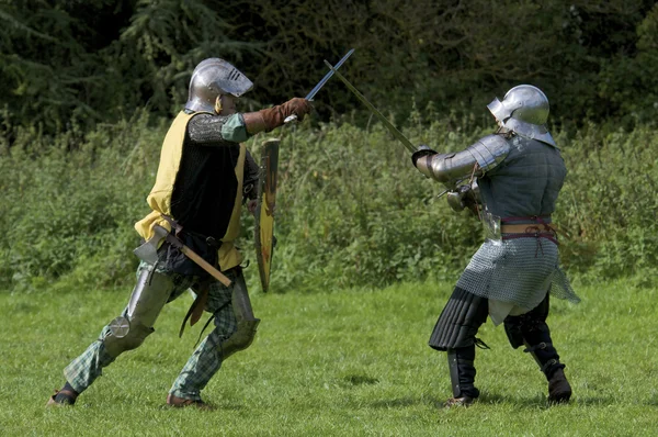 Боевые рыцари — стоковое фото