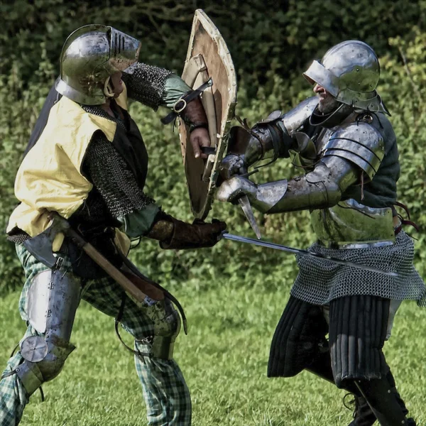 Şövalyeleri mücadele — Stok fotoğraf
