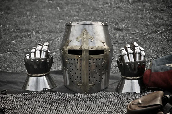 中世纪的盔甲 — 图库照片