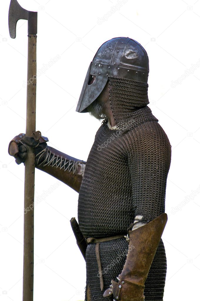 A medieval warrior with axe