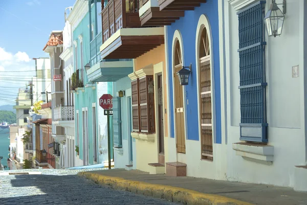 Puerto Rico Street Royaltyfria Stockfoton