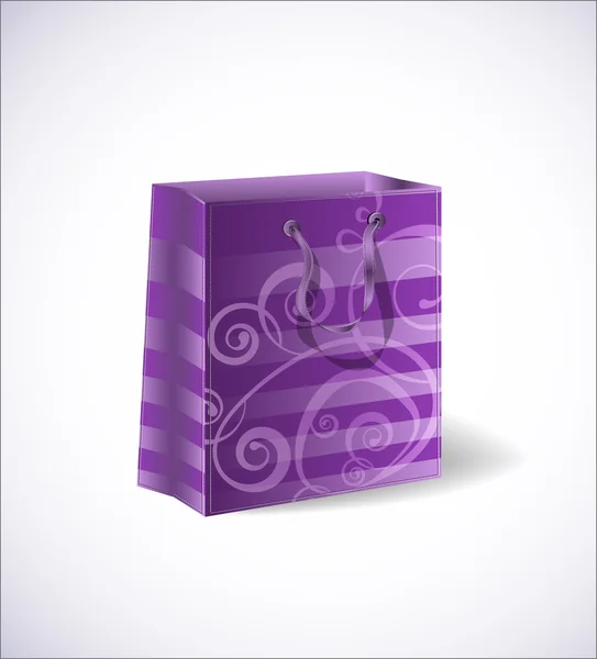 Фиолетовая сумка — стоковый вектор