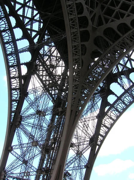 Een stuk van de toren van eiffel — Stockfoto
