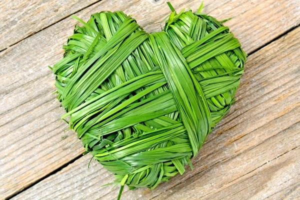 Heart of grass — Stock Photo, Image