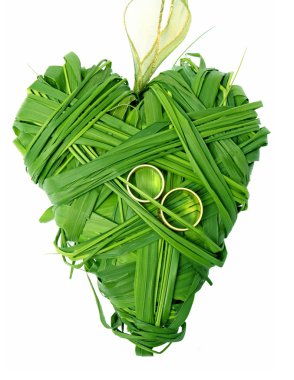 Heart of grass clipart