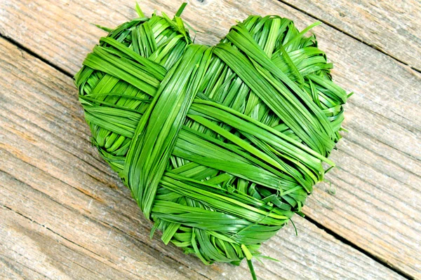 Hearts of grass — Stock Photo, Image
