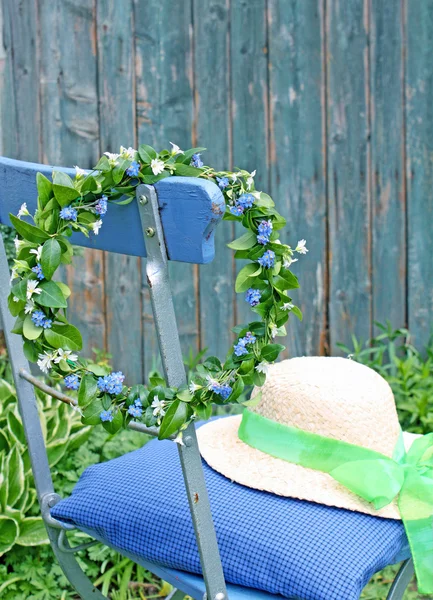 Cadeira de jardim — Fotografia de Stock