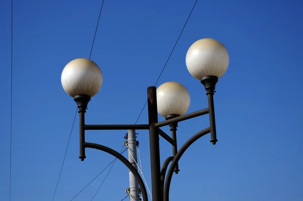 Elektrische lantaarns — Stockfoto
