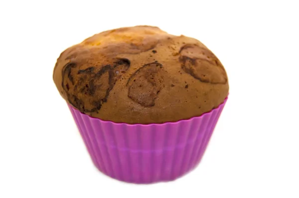 Muffin isoliert auf weißem Hintergrund — Stockfoto