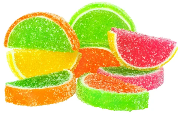 Gekleurde snoep geïsoleerd — Stockfoto