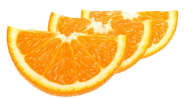 Нарізаний tangerine ізольовані . — стокове фото