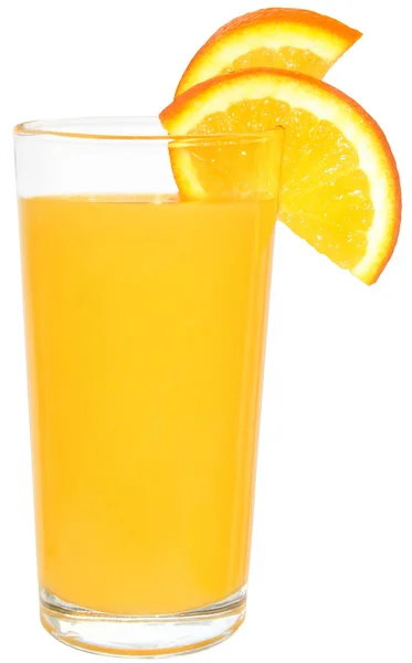Succo d'arancia isolato — Foto Stock