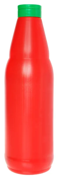 Butelka sosu pomidorowego — Zdjęcie stockowe