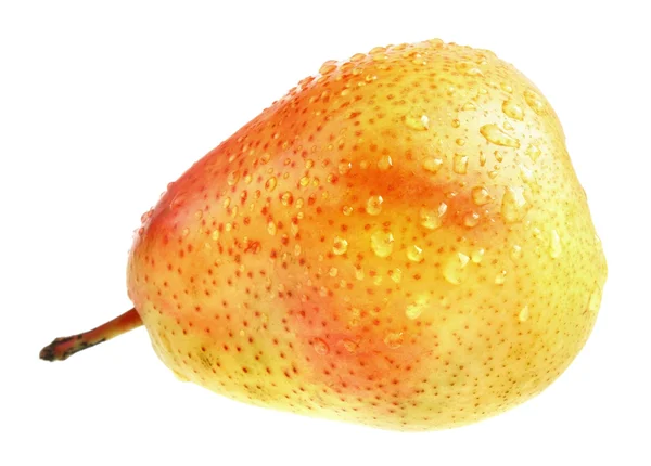 A pear with drops — Stock Photo, Image