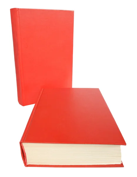 Дві червоні книги — стокове фото