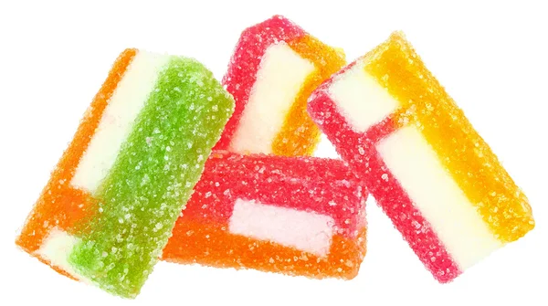 Süßigkeiten isoliert weißen Hintergrund. — Stockfoto
