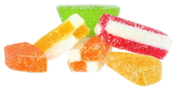 Süßigkeiten isoliert setzen — Stockfoto