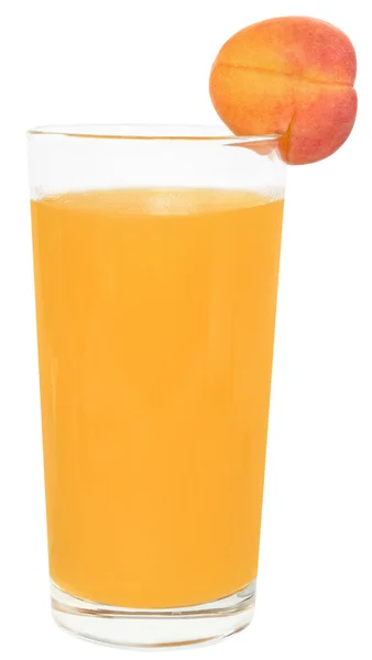 Een glas abrikoos SAP — Stockfoto