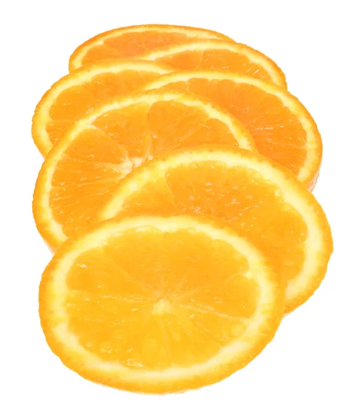 Нарізаний помаранчевий ізольовані — стокове фото