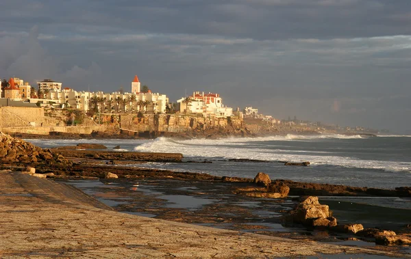 エストリルのビーチ、ポルトガル ロイヤリティフリーのストック画像