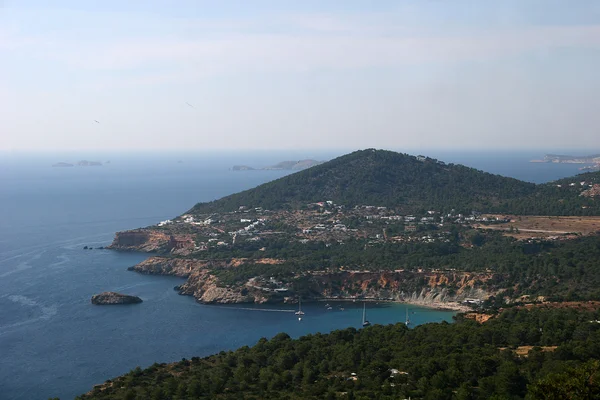 Vista panorâmica, Ilha de Ibiza — Fotografia de Stock