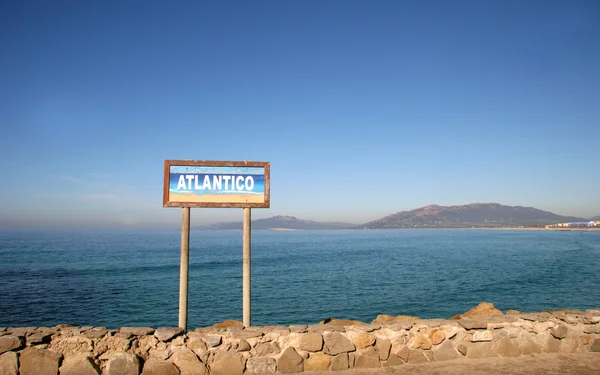 Strait of Gibraltar - Tarifa, Spain — Stock Photo, Image